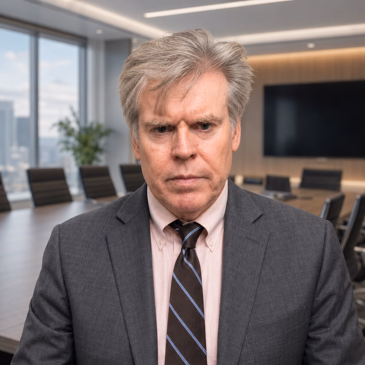 photo of glenn wright in conference room